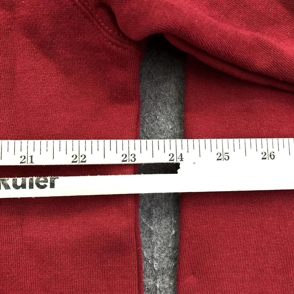 Alabama Crimson Tide Hoodie Mens Large Red NCAA Football C5 Pullover Sweatshirt